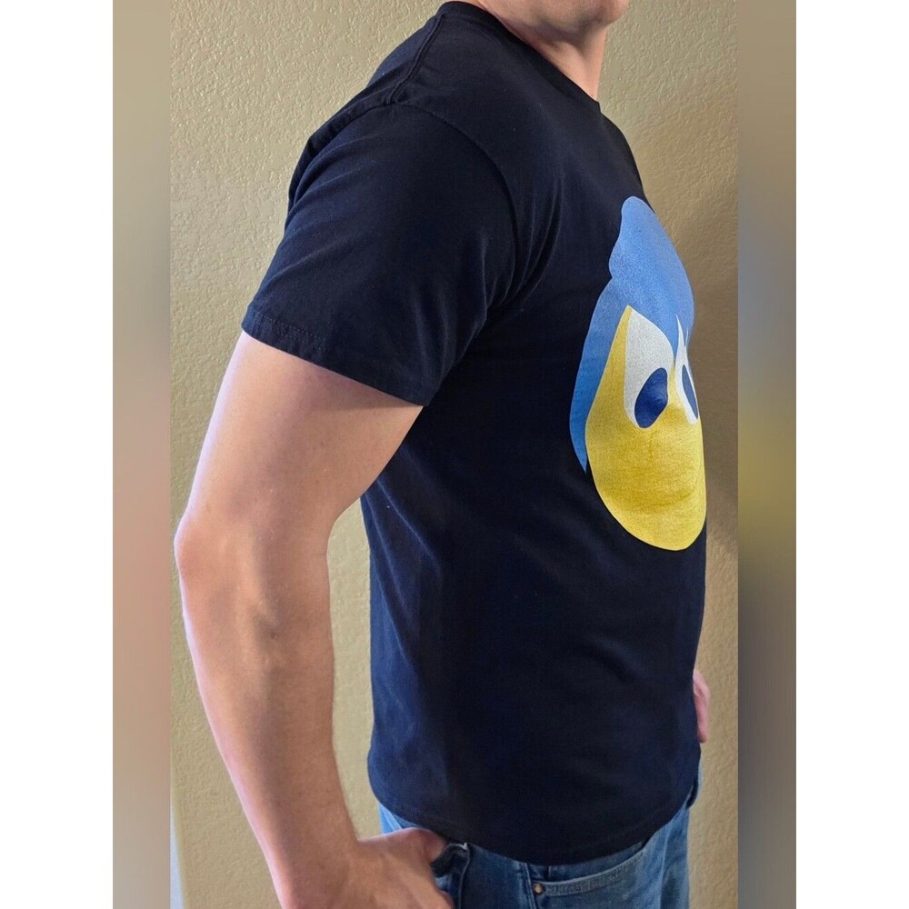 Gildan Unisex Large Disney Pixar "Joy" Inside Out Black Graphic Short Sleeve Tee - Picture 4 of 5